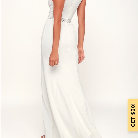 White Long Dress - Picture 3 of 3